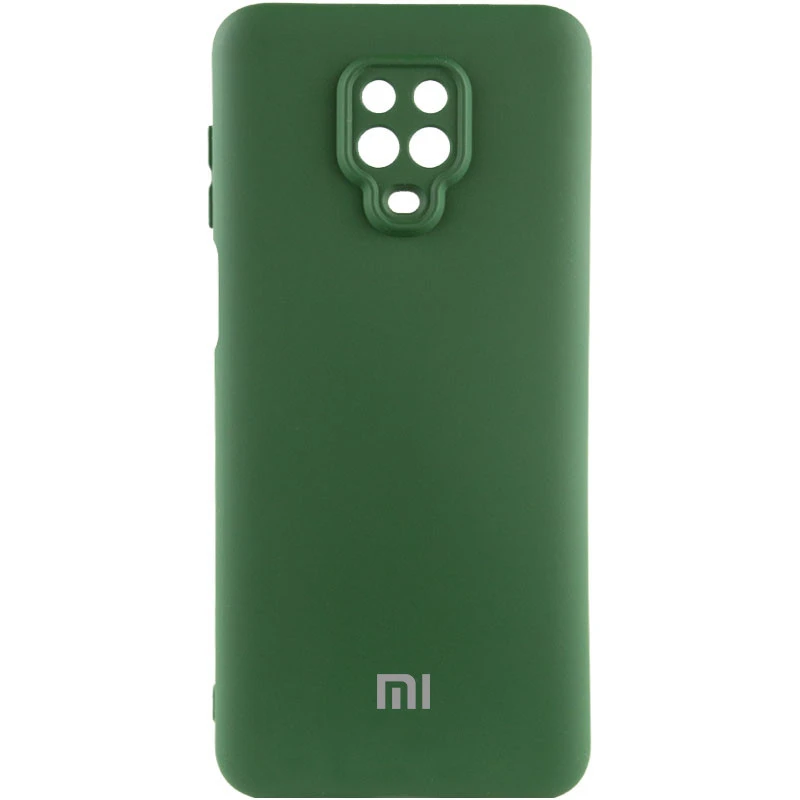 Чохол Silicone Case Lakshmi Premium L з закритою камерою на Xiaomi Redmi Note 9s / Note 9 Pro / Note 9 Pro Max – Зелений / Cyprus Green. Фото 1 з 2