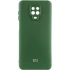 Чохол Silicone Case Lakshmi Premium L з закритою камерою на Xiaomi Redmi Note 9s / Note 9 Pro / Note 9 Pro Max – Зелений / Cyprus Green. Фото 1 з 2
