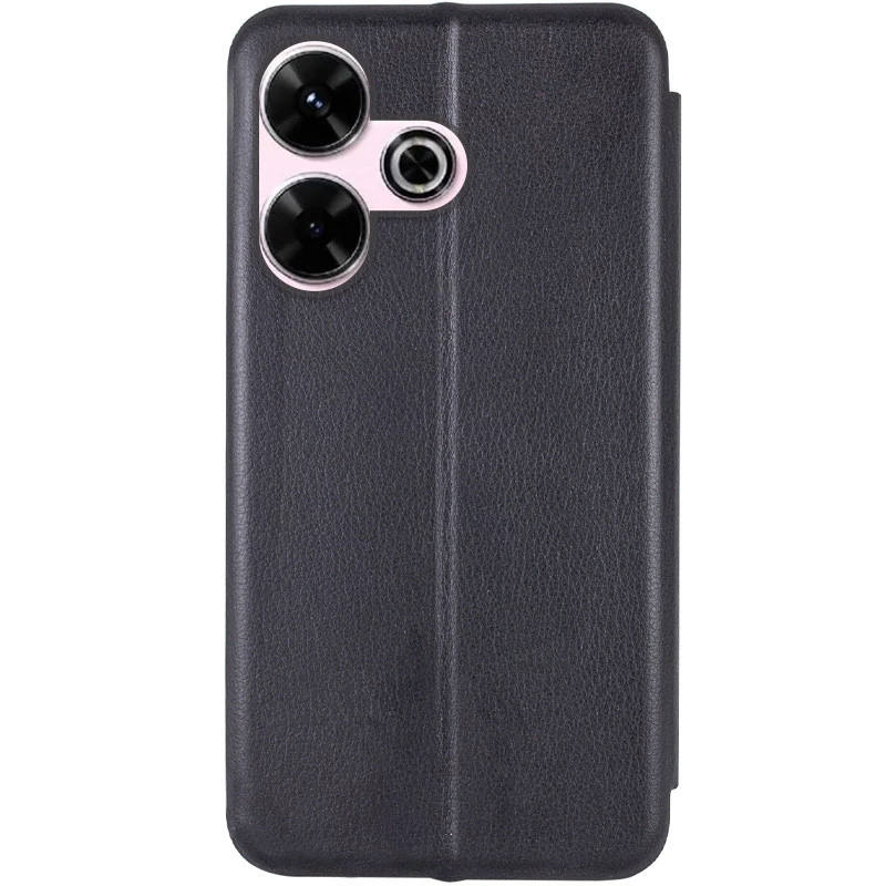 Чохол-книжка класичний на Xiaomi Poco M6 4G – Чорний. Фото 3 з 6