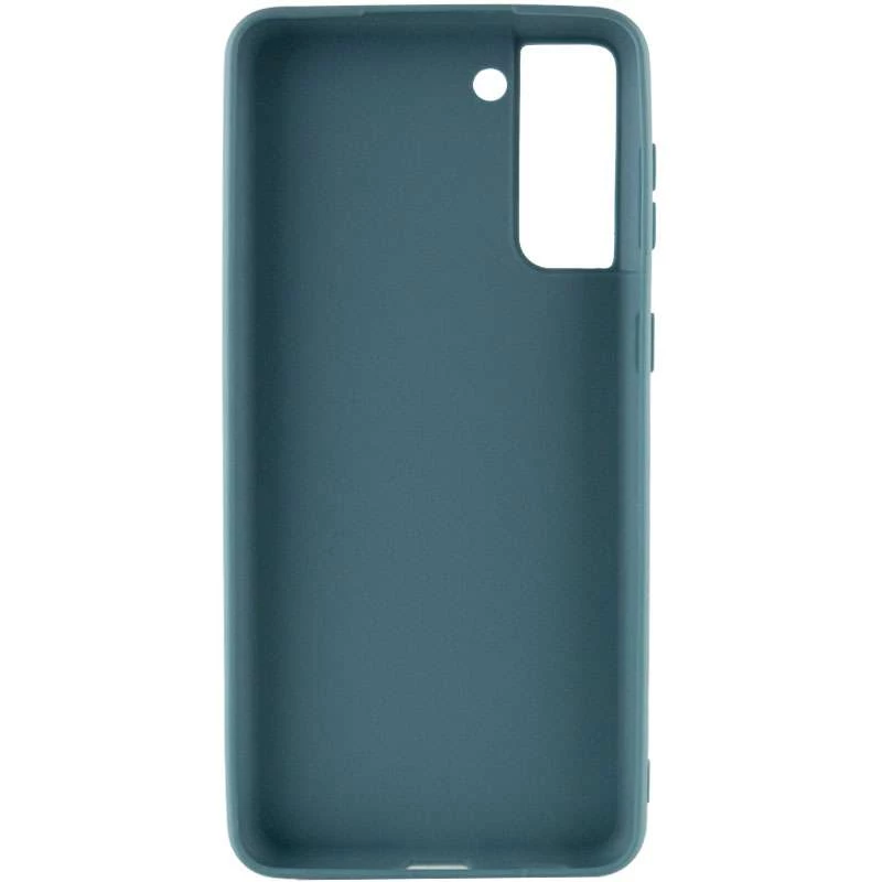 Кольоровий силіконовий чохол на Samsung Galaxy S21+ – Синій / Powder Blue. Фото 2 з 4