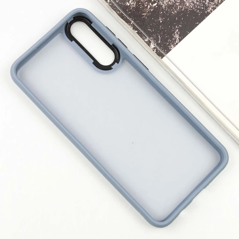 Чохол TPU+PC Lyon Frosted на Samsung Galaxy A50 (A505F) / A50s / A30s – Блакитний / Sky Blue. Фото 6 з 12