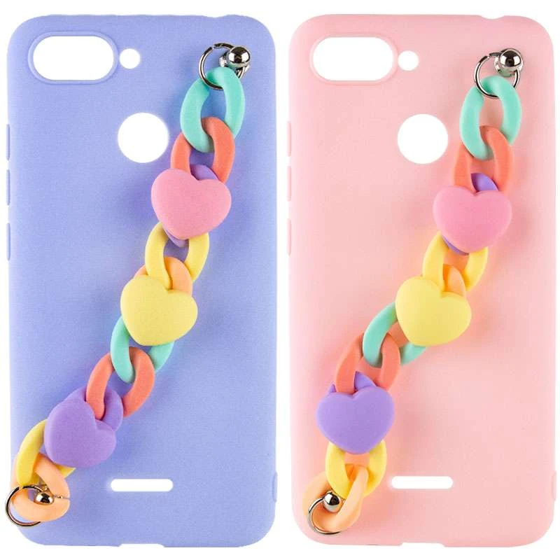 

Чохол Heart з ланцюгом на Xiaomi Redmi 6