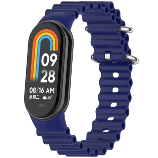 Ремінець Ocean Band для Xiaomi Mi Band 9/8 — Синій / Blue