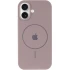 Чохол Silicone Case Full Protective (AA) V2 with MagSafe для Apple iPhone 17 (6.3") – Сірий / Lavender. Фото 5 з 11