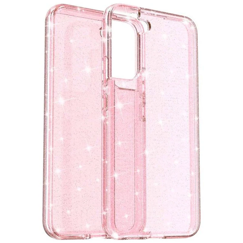 

Блестящий силиконовый чехол на Samsung Galaxy S21 FE (Pink)