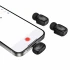 Петличный беспроводной микрофон Hoco L19 Graceful dual-mic 2in1 (Lightning/Type-C) – Black. Фото 4 из 7