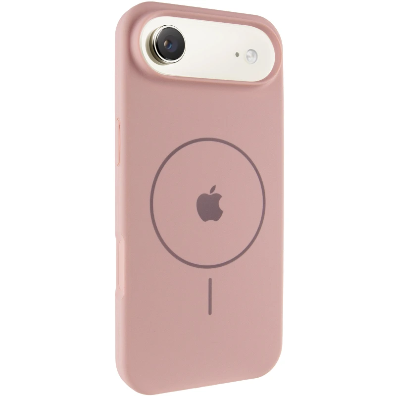 Чохол Silicone Case Full Protective (AA) V2 with MagSafe для Apple iPhone 17 Air (6.5") – Рожевий / Pink Sand. Фото 3 з 11