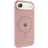 Чохол Silicone Case Full Protective (AA) V2 with MagSafe для Apple iPhone 17 Air (6.5") – Рожевий / Pink Sand. Фото 3 з 11