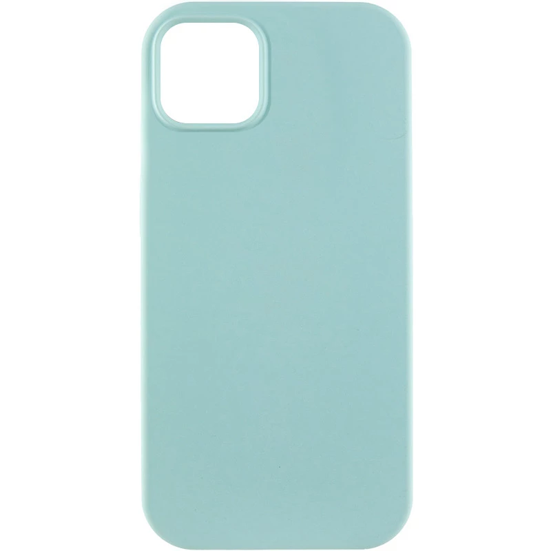 Чохол з закритим низом Silicone Case на Apple iPhone 16 – Бірюзовий / Beryl. Фото 1 з 7