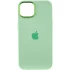 Чохол Silicone Case з металевими кнопками на Apple iPhone 12 Pro Max (6.7") – Зелений / Pistachio. Фото 3 з 9