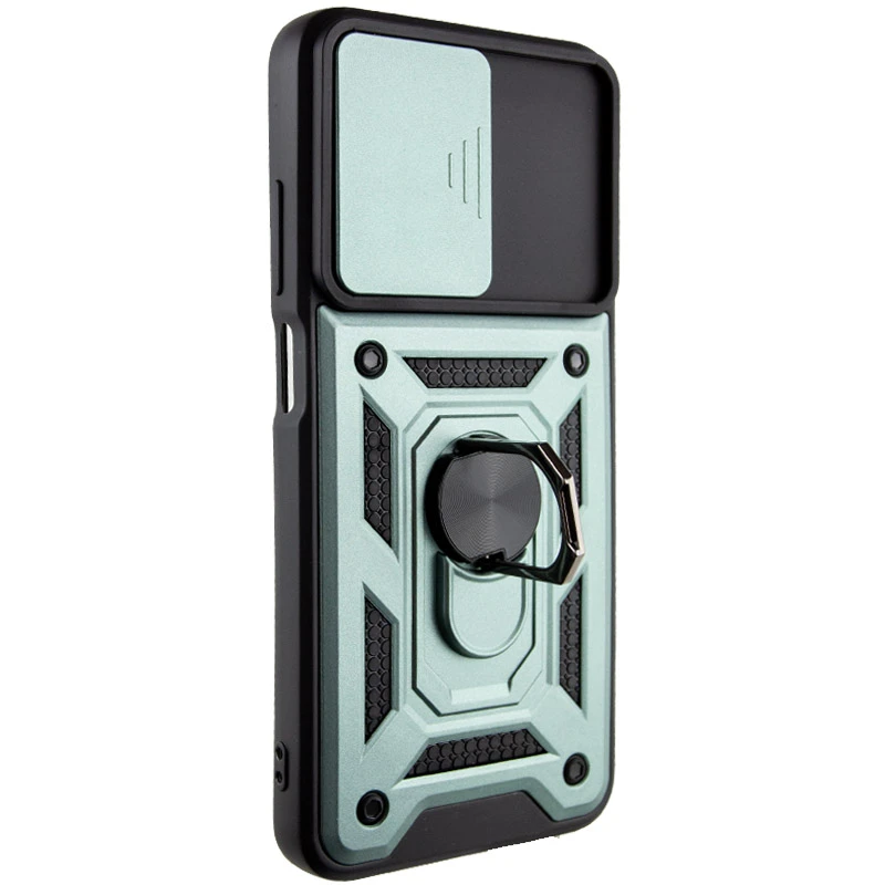 Протиударний чохол Serge Ring з захистом камери на Xiaomi Redmi 10 – Зелений. Фото 6 з 9
