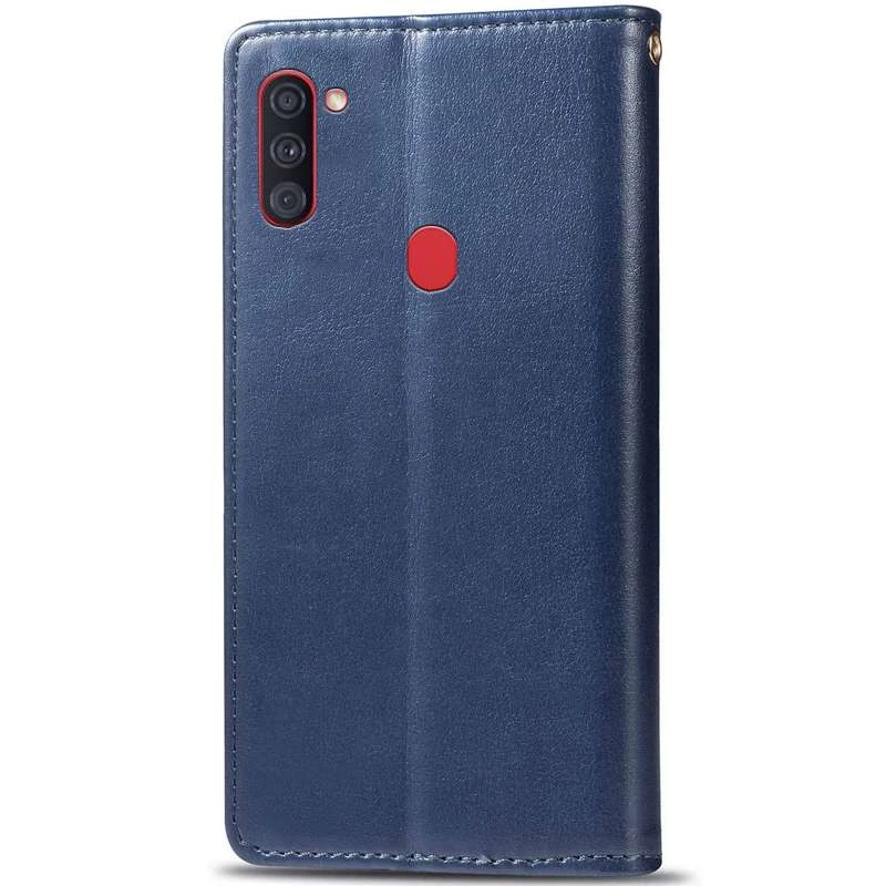 Чехол-книжка GETMAN Gallant  для Samsung Galaxy A11 – Синий. Фото 2 из 3