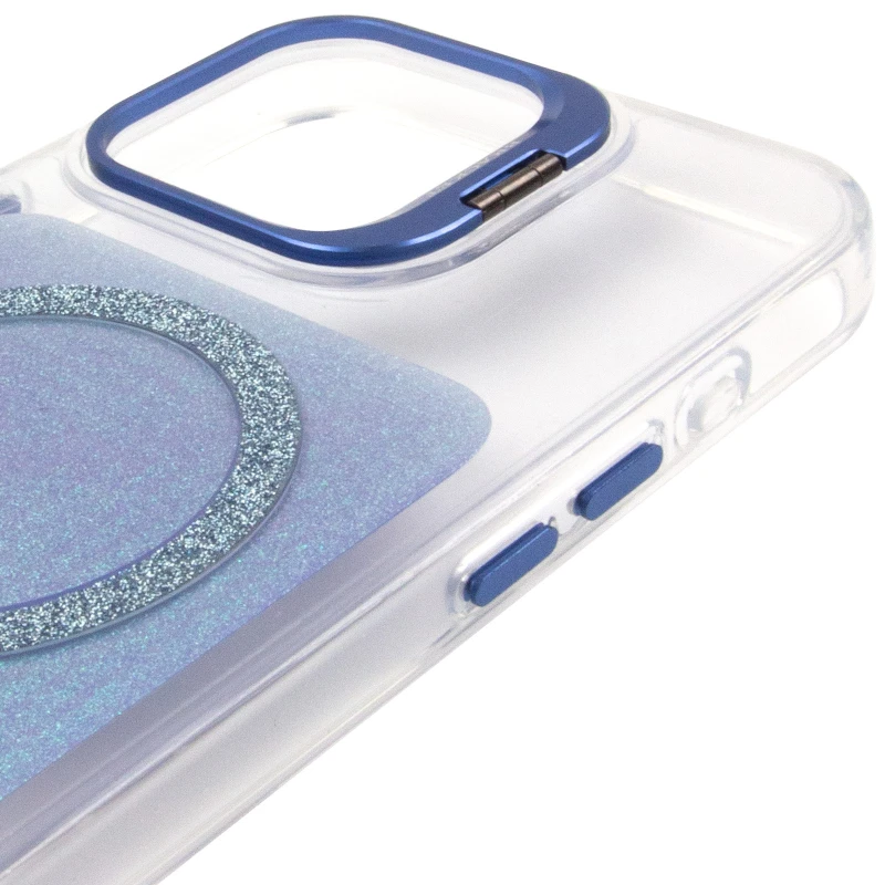 Чохол TPU+PC Jewel Sparkle with MagSafe для Apple iPhone 15 Pro (6.1") – Royal Blue. Фото 6 з 8