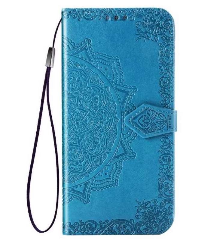 Шкіряний чохол-книжка Art Case з візитницею для Xiaomi Redmi 6A – Синій. Фото 1 з 1