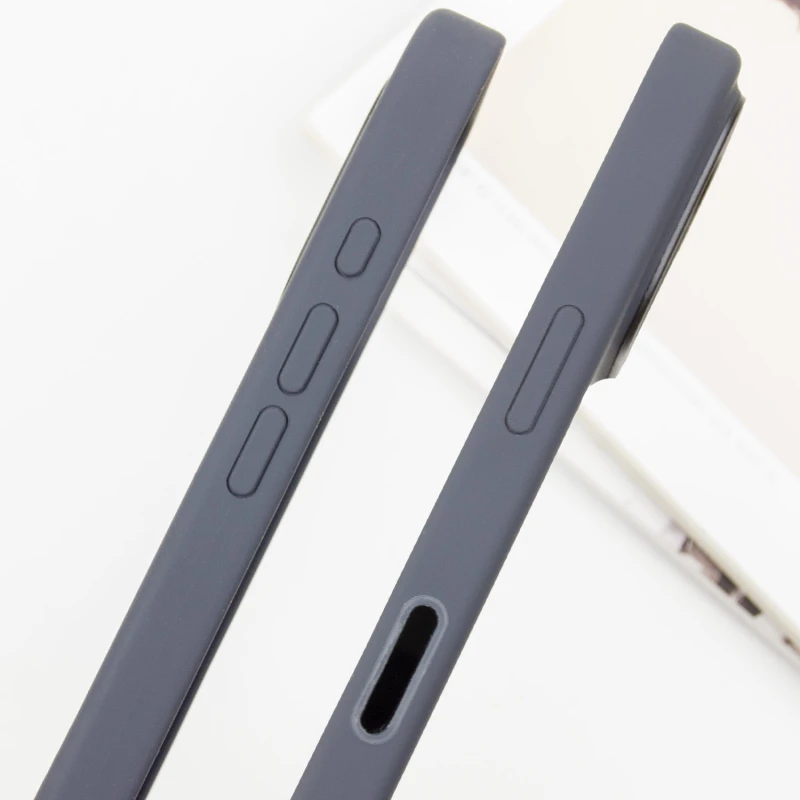 Силиконовый чехол ААА with Magsafe connection для Apple iPhone 16 Plus – Black. Фото 4 из 7