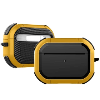 Футляр противоударный Black ed. для наушников Airpods Pro — Yellow