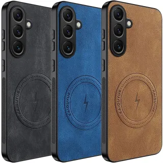 TPU+PC чохол Nappa Texture Magnetic Case для Samsung Galaxy A37 5G