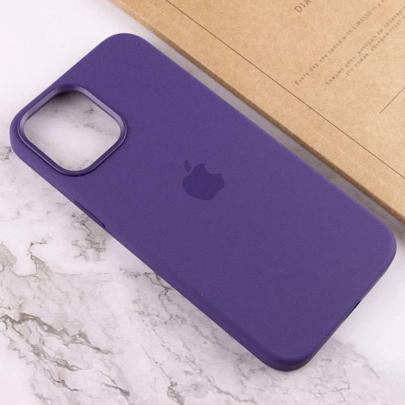 Чохол Silicone case Premium з Magsafe та анімацією на Apple iPhone 12 – Фіолетовий / Amethyst. Фото 7 з 7