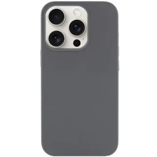 Чохол Silk (AA) NO LOGO with Magnetic Fit для Apple iPhone 18 Pro — Сірий / Dark Gray