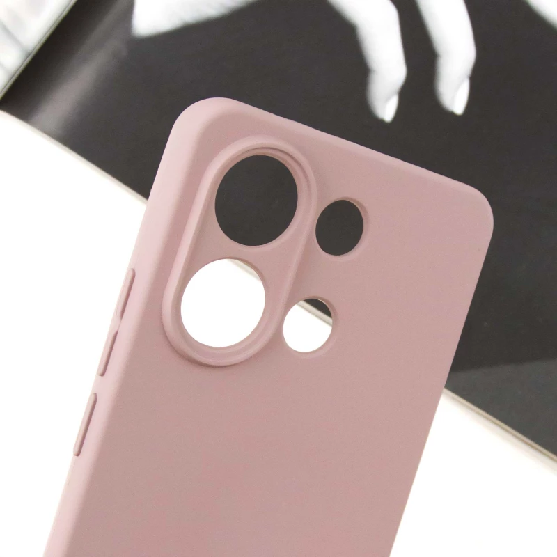 Чохол Silicone Case Lakshmi з закритою камерою на Xiaomi Redmi Note 13 4G – Рожевий / Pink Sand. Фото 6 з 9