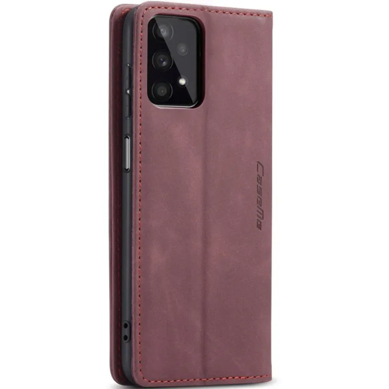 Шкіряний чохол-книжка CaseMe Velvet Nubuck для Samsung Galaxy A32 (A326B) 5G – Red. Фото 5 з 6
