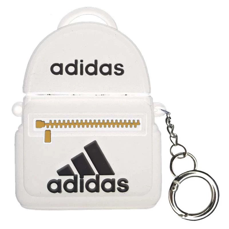 

Силіконовий футляр Brand для навушників AirPods 1/2 + кільце (Adidas Bag White)