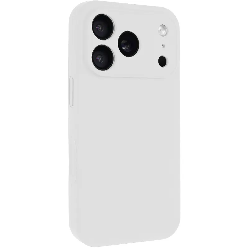 Чехол Silk Full Camera Protective (AA) NO LOGO для Apple iPhone 17 Pro Max (6.9") – Белый / White. Фото 1 из 5