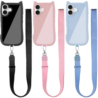 Чехол Kitty with straps для Apple iPhone 16 фото 1 из 2