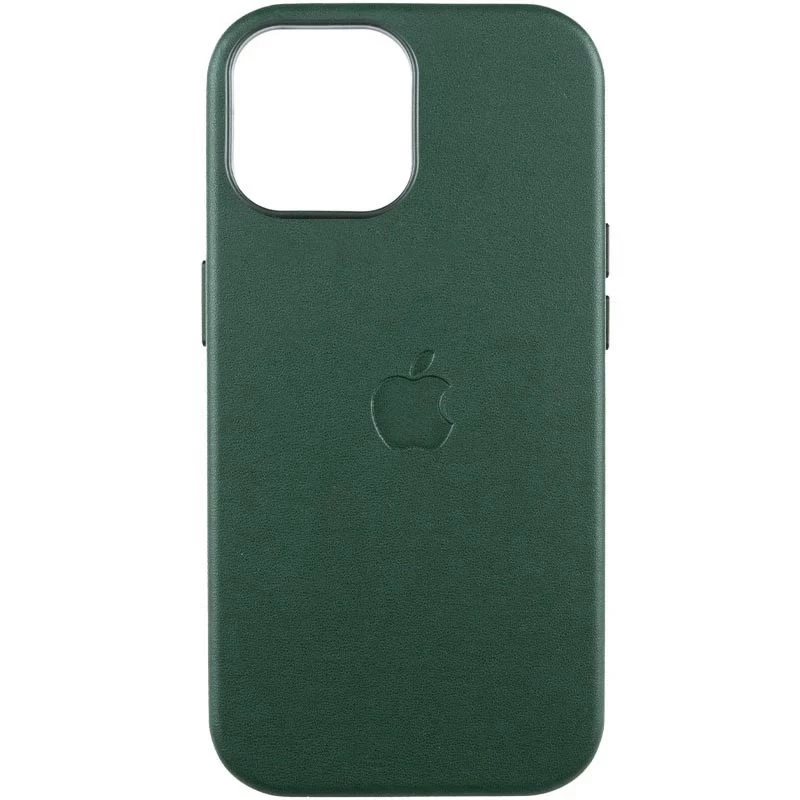 Шкіряний чохол Silicone Case Premium з MagSafe and Animation на Apple iPhone 15 (6.1") – Green. Фото 1 з 5