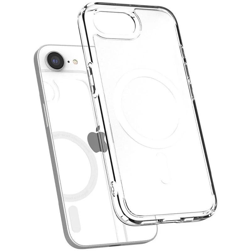 Чехол SGP Ultra Hybrid (MagFit) для Apple iPhone 17e (6.1") – Прозрачный. Фото 3 из 8