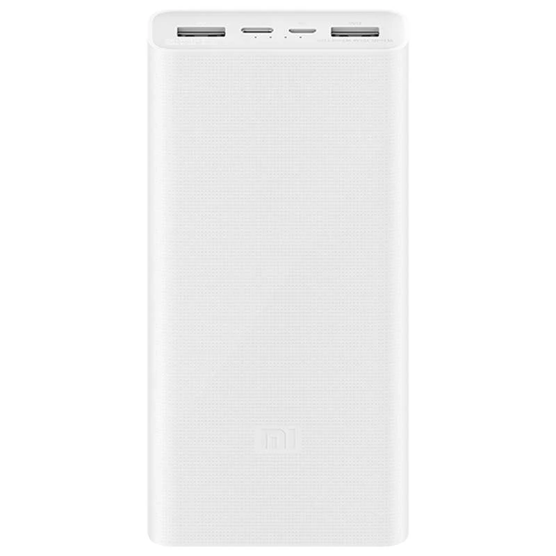 

Портативний зарядний пристрій Xiaomi Mi Power Bank 3 20000mAh (2USB+Type-C) (Білий)