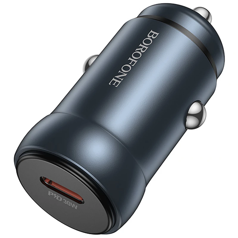 АЗП Borofone BZ32 Fresh PD30W (1USB-C) – Metal gray. Фото 3 з 3