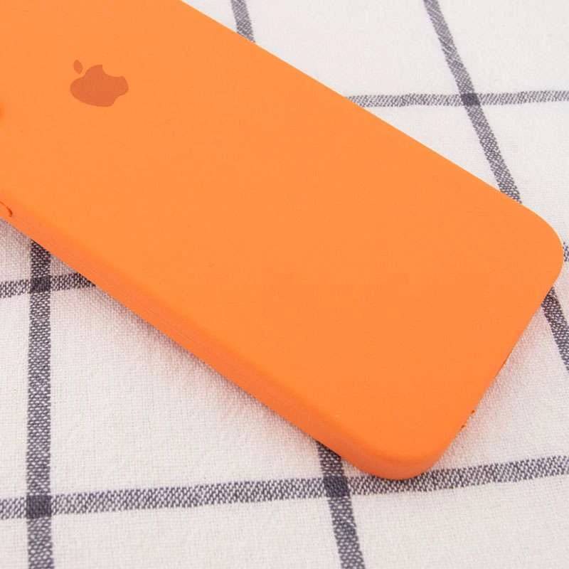Чохол Silicone Case Square з захистом камери на Apple iPhone XR (6.1") – Помаранчевий / Papaya. Фото 2 з 3