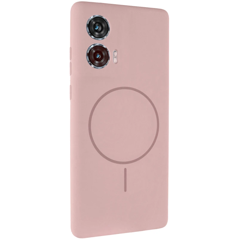 Чохол Silicone Cover Lakshmi Full Camera (AA) with Magnetic Fit для Motorola Edge 50 Fusion – Рожевий / Pink Sand. Фото 1 з 1
