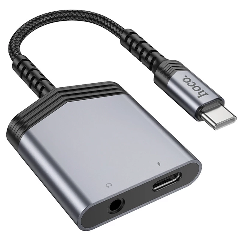 Перехідник Hoco LS39 Type-C to Type-C + 3.5mm фото 1 з 1