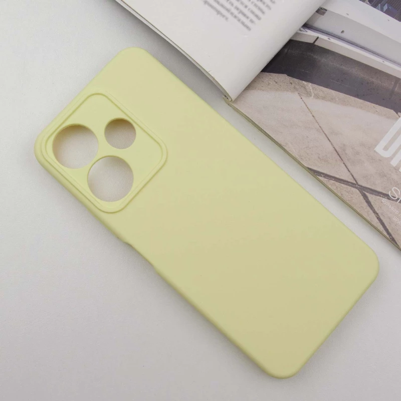 Чохол Silicone Case Lakshmi Plus з закритою камерою на Xiaomi Poco M6 4G – Жовтий / Mellow Yellow. Фото 3 з 6