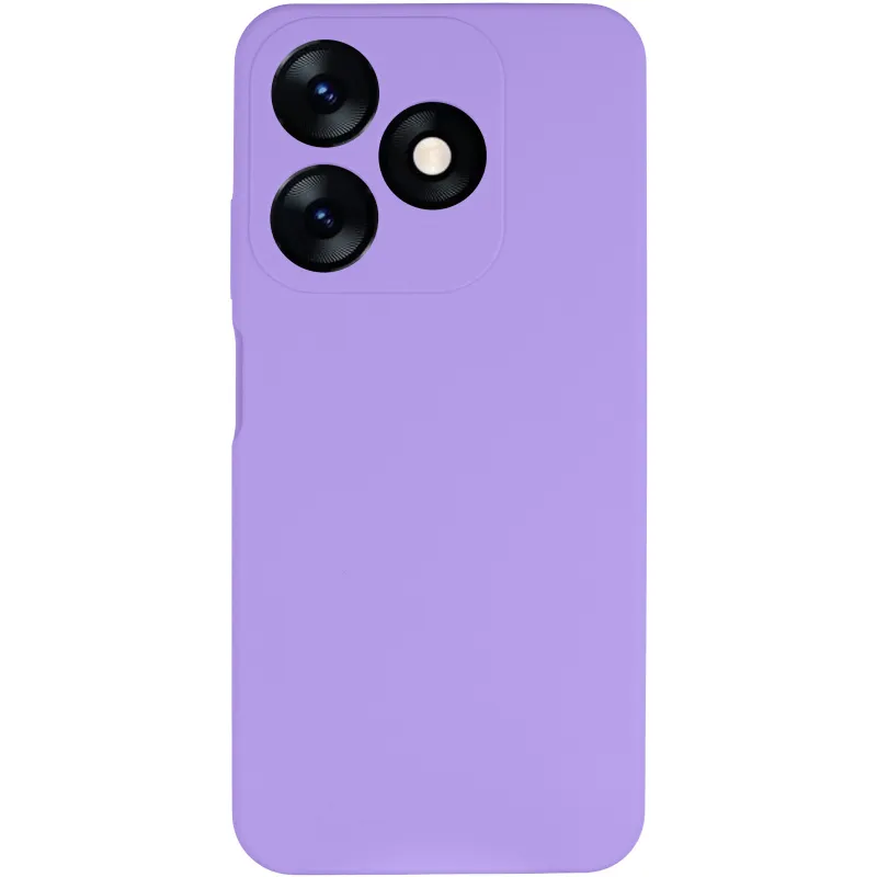 Чохол Silicone Case Lakshmi Premium із закритою камерою для TECNO Spark 10 – Бузковий / Dasheen. Фото 3 з 8