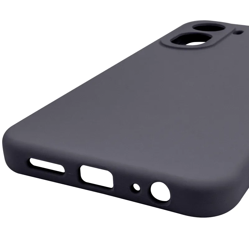 Чехол Silicone Case Lakshmi Premium з закритою камерою на Xiaomi Redmi A7 Pro 4G – Серый / Dark Gray. Фото 6 из 6