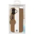 Кожаный чехол Rally with MagSafe для Apple iPhone 17 (6.3") – Beige / White. Фото 3 из 7
