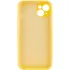 Чохол Silk Full Protective (AA) NO LOGO для Apple iPhone 16 Plus – Жовтий / Yellow. Фото 6 з 11