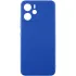 Цветной силиконовый чехол с защитой камеры для Xiaomi Redmi Note 14 4G (Europe version) – Синий / Dark Blue. Фото 3 из 4