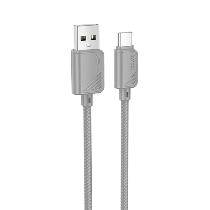 Дата кабель Hoco X113 Beneficio USB to Type-C (1m) – Gray. Фото 1 из 4