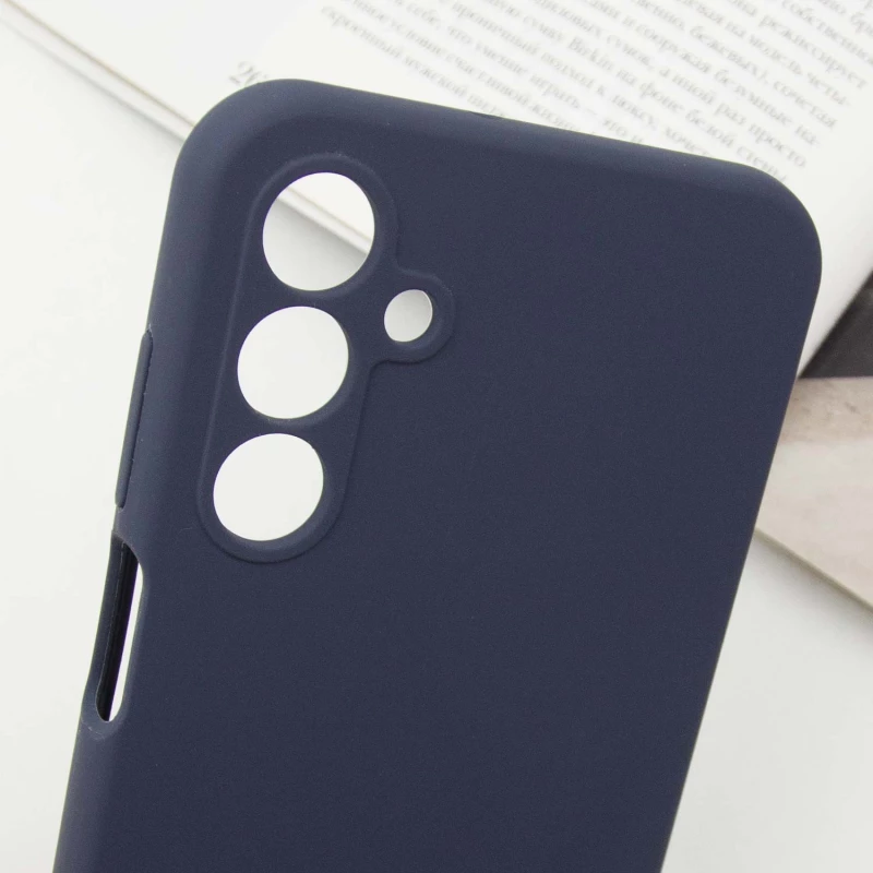 Чохол Silicone Case Lakshmi Premium L з закритою камерою на Samsung Galaxy A16 4G/5G – Темно-синій / Midnight blue. Фото 6 з 7