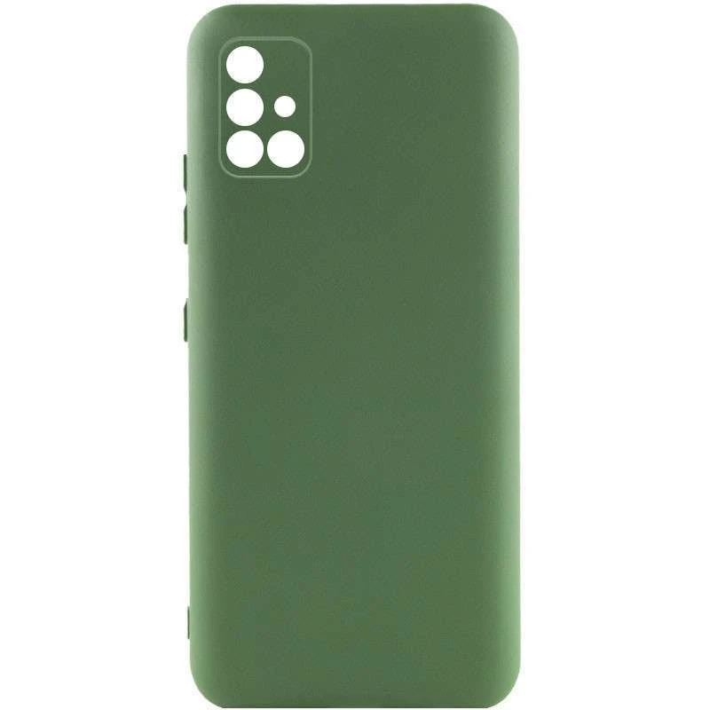 

Чехол Silicone Case Lakshmi с закрытой камерой для Samsung Galaxy M33 5G (Зеленый / Dark green), Зелений / dark green