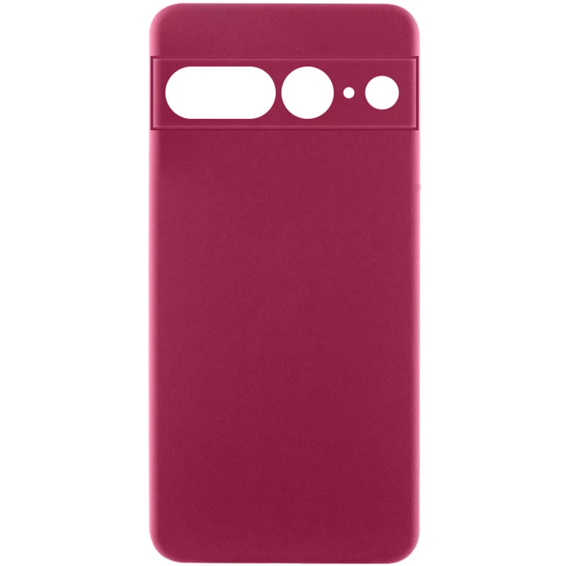 Чехол Silicone Cover Ummi Lakshmi Full Camera (AA) для Google Pixel 8 – Бордовый / Marsala. Фото 1 из 1