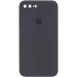 Чехол Silicone Case Square с защитой камеры для Apple iPhone 7 plus / 8 plus – Серый / Dark Gray. Фото 1 из 3