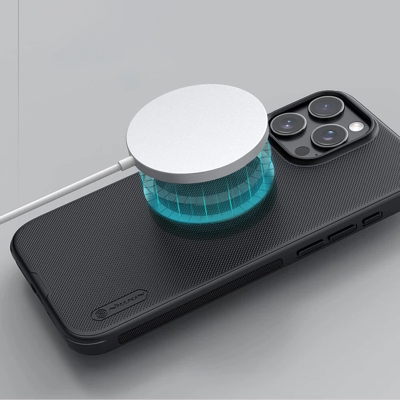 Чехол Nillkin Matte Magnetic Pro для Apple iPhone 16 Pro – Черный / Black. Фото 5 из 8