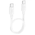 Дата кабель Hoco X96 Hyper Type-C to Type-C 60W (0.25m) – White. Фото 1 из 3