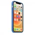 Чохол Silicone Case з закритим низом на Apple iPhone 12 Pro Max (6.7") – Синій / Capri Blue. Фото 3 з 3