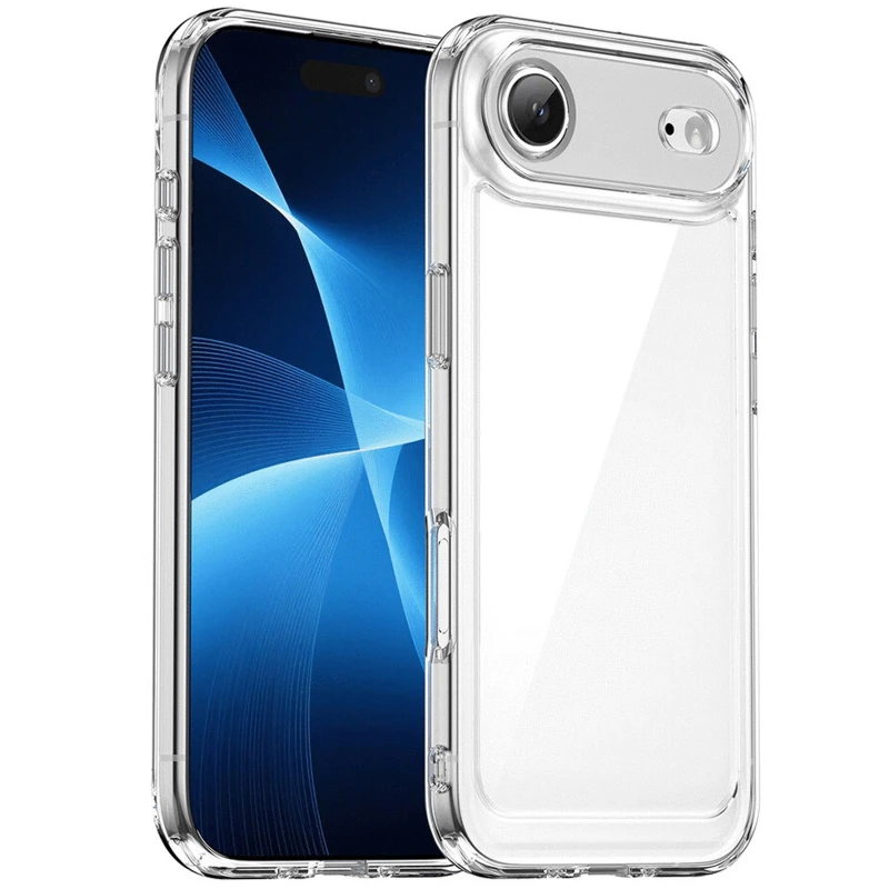 Силіконовий чохол Space Case на Apple iPhone 17 Air (6.5") – Прозорий. Фото 1 з 10